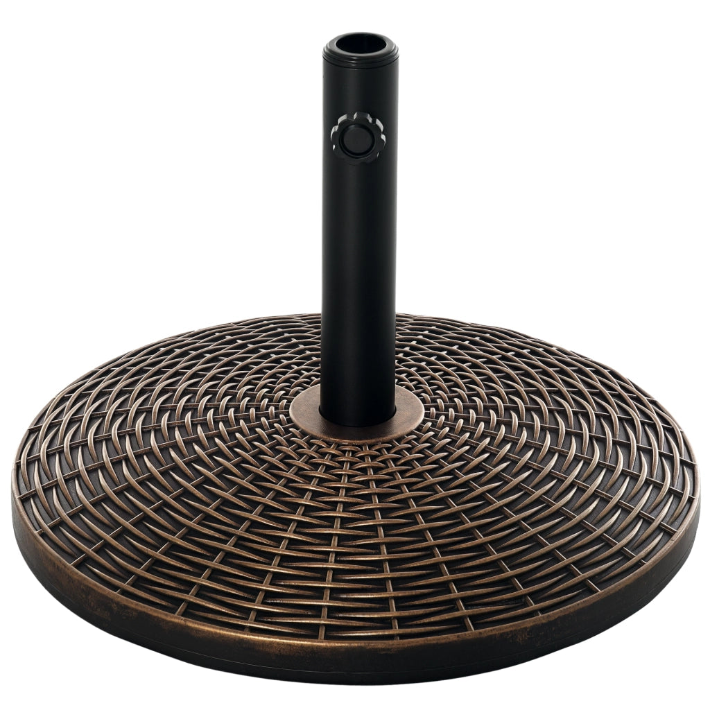 Base per Parasole Tondo ¨C Zephmum ¨C Nero 53x40 cm 25 kg
