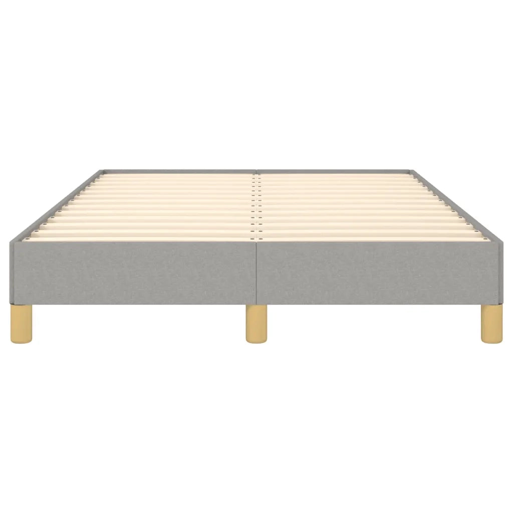 Giroletto senza Materasso Grigio Chiaro 120x190 cm in Tessuto