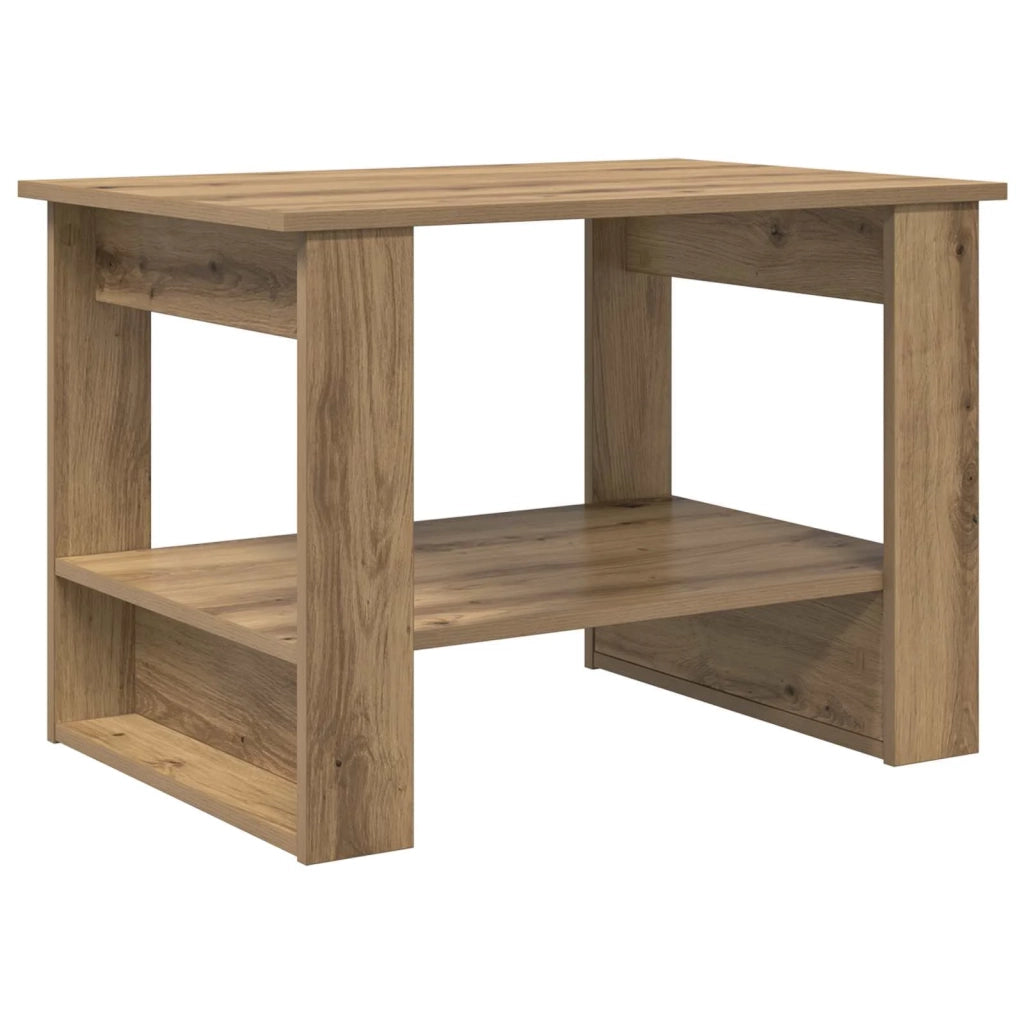 Tavolino da salotto Rovere artigianale 72 x 50 x 50 cm 8000195