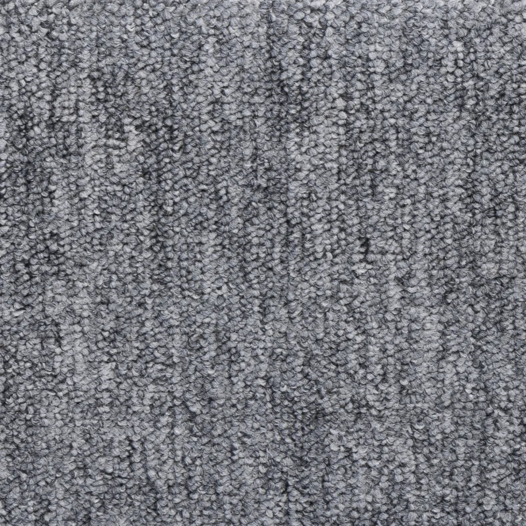 Tappetini per scale 15 pz 65x21x4 cm Grigio chiaro Bordo rettangolare 326198