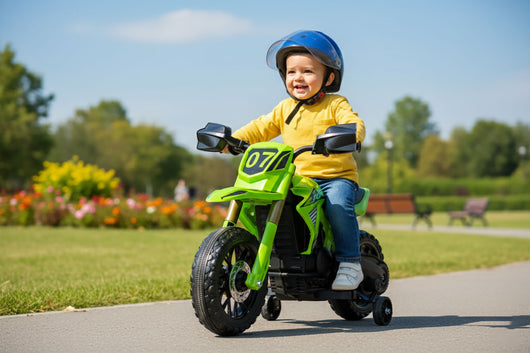 Moto Elettrica per Bambini 12V 4,5Ah Verde
