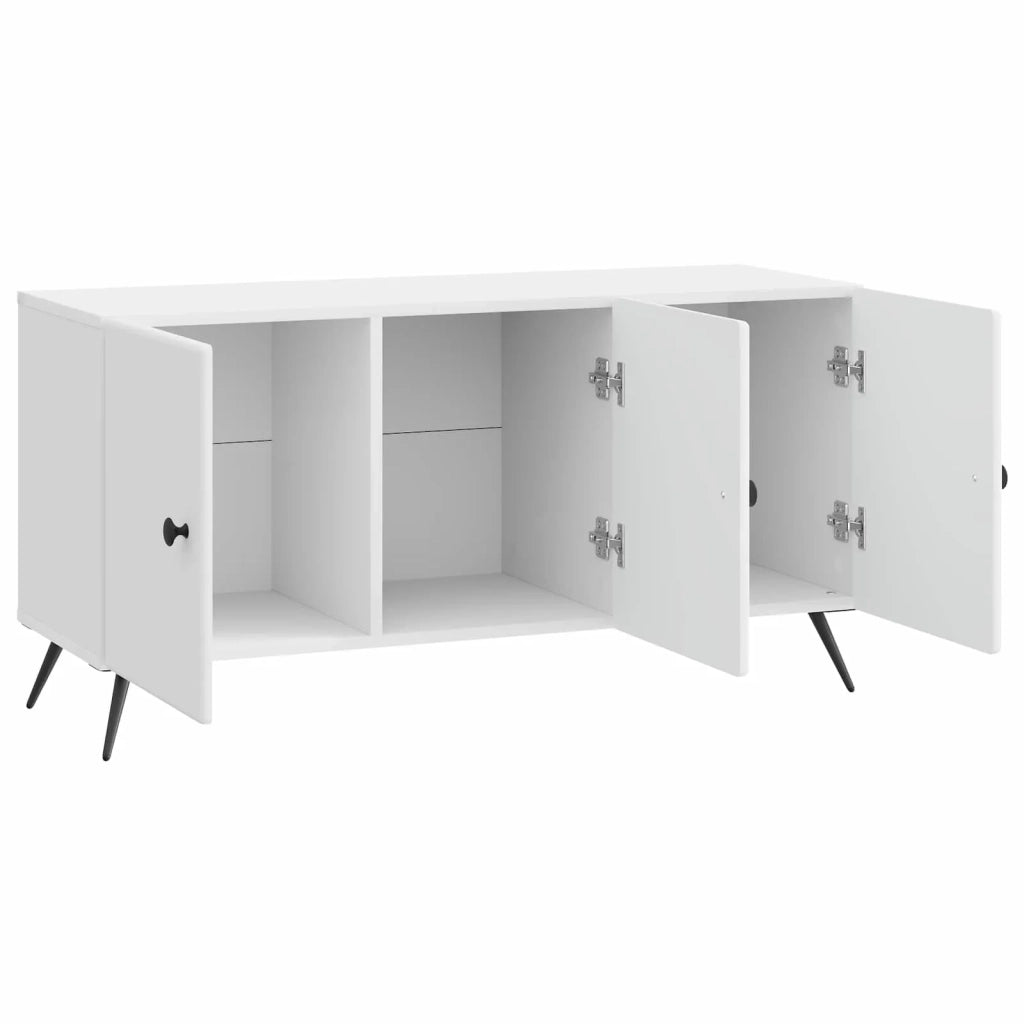 Mobile TV Bianco Lucido 99 x 34,5 x 50 cm Legno ingegnerizzato