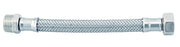 Flessibile Tubo Telato Normale Cm 30 40 50 60 3/8 1/2 Idraulica Bagno Set 5 Pezzi - Idrobric