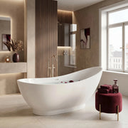 Vasca Da Bagno Freestanding Rea Sorento 180 Copritappo bianco