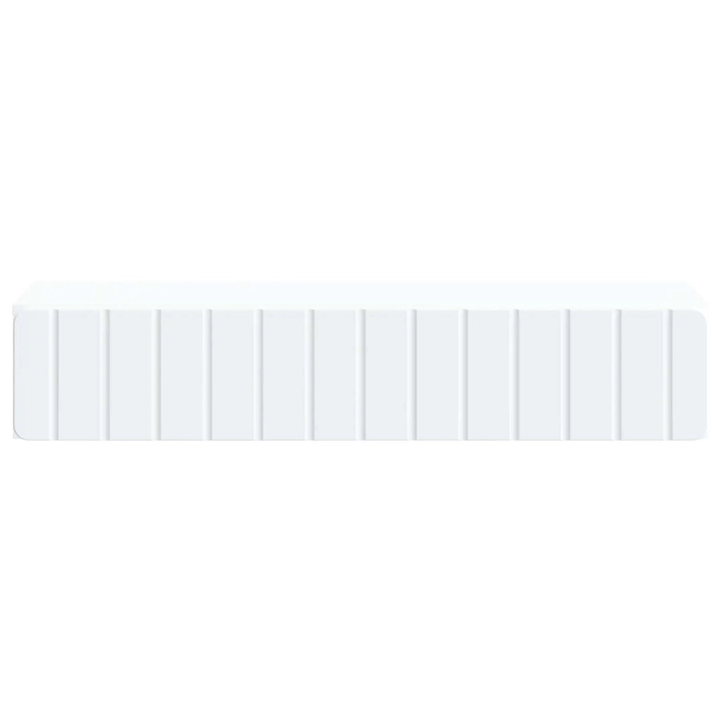 Tavolino da Parete Laterale Bianco 87,5 x 34,5 x 17 cm 898325