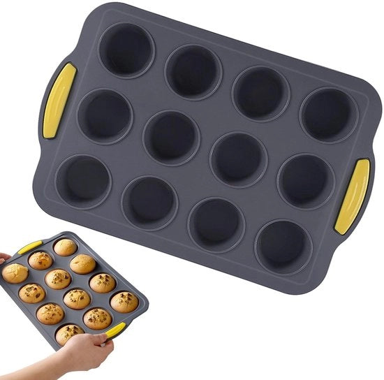 Forma per torte in silicone - Sicura per la salute - Ideale per muffins e torte - 1 pezzo - Libera da BPA