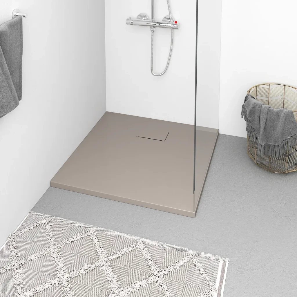 Piatto Doccia in SMC Marrone 80x80 cm 148922