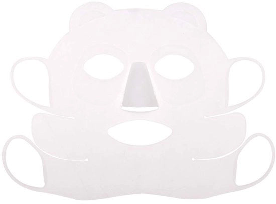 Kit di protezione per il viso in silicone - maschera idratante - riutilizzabile - design antiscivolo - protezione efficace per i prodotti per la cura della pelle - adattabile per diverse forme del viso