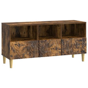 Mobile TV 102 x 34,5 x 50 cm Rovere Fumo Legno ingegnerizzato
