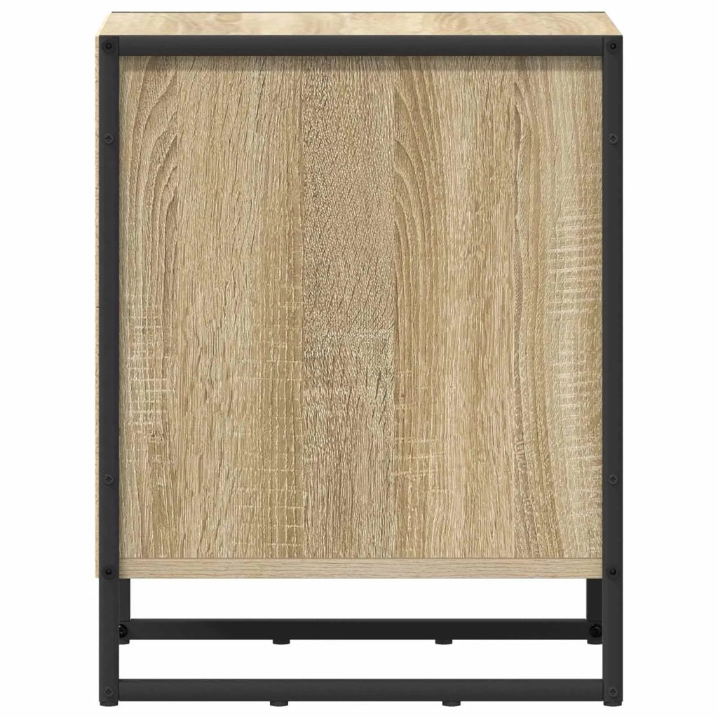 Comodino 2 pcs Sonoma 39.5 x 30 x 50 cm Legno multistrato