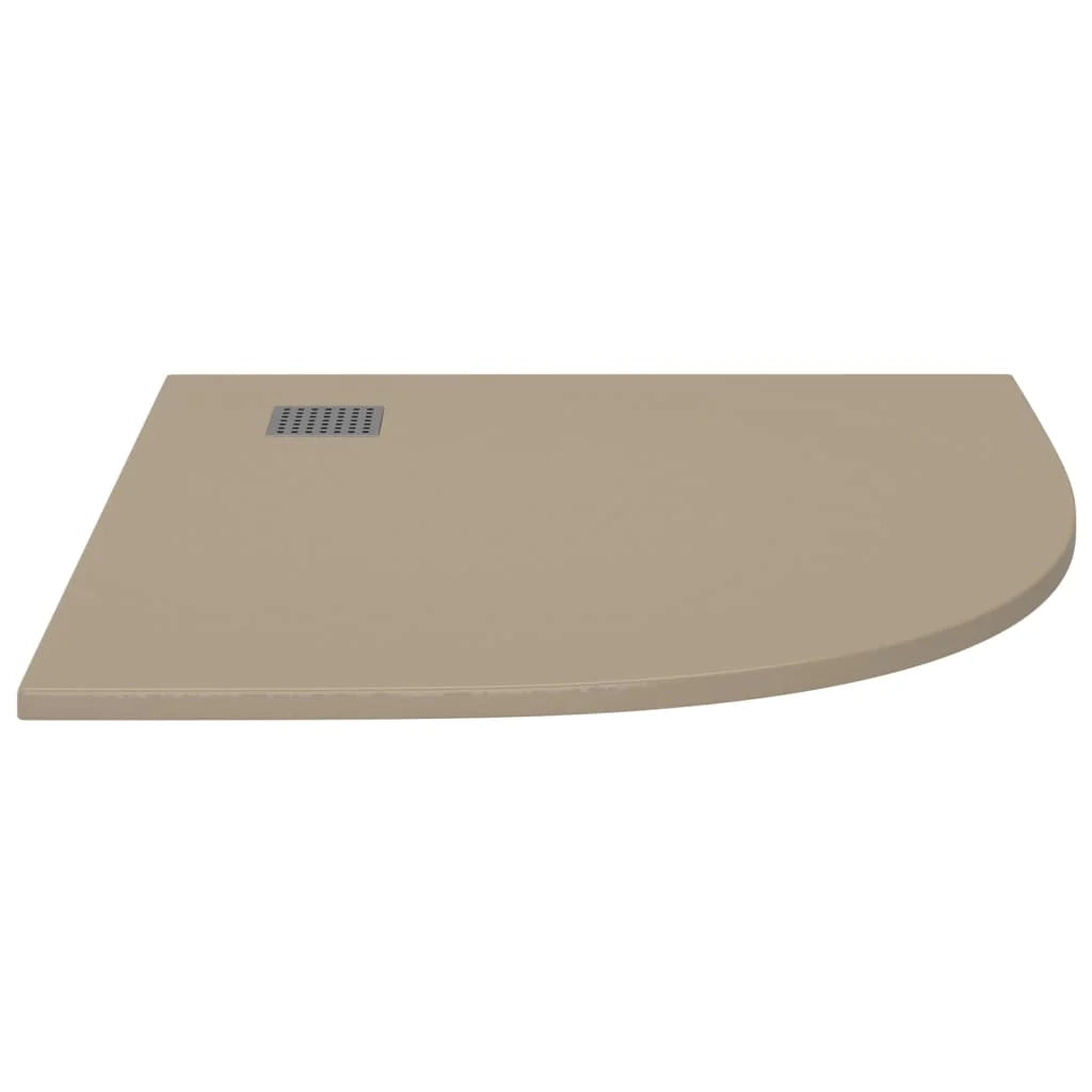 Piatto doccia base doccia piatto doccia contenitore doccia bagno WC cabina doccia arredamento casa SMC 90x90 cm marrone 02_0001971