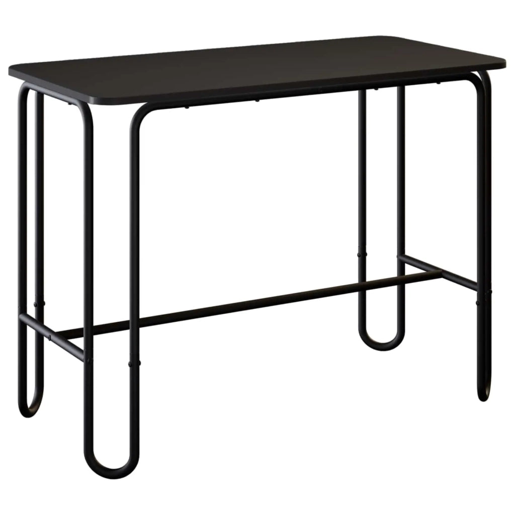 Tavolo da pranzo 100 x 50 x 75 cm Legno ingegnerizzato Nero 8007695