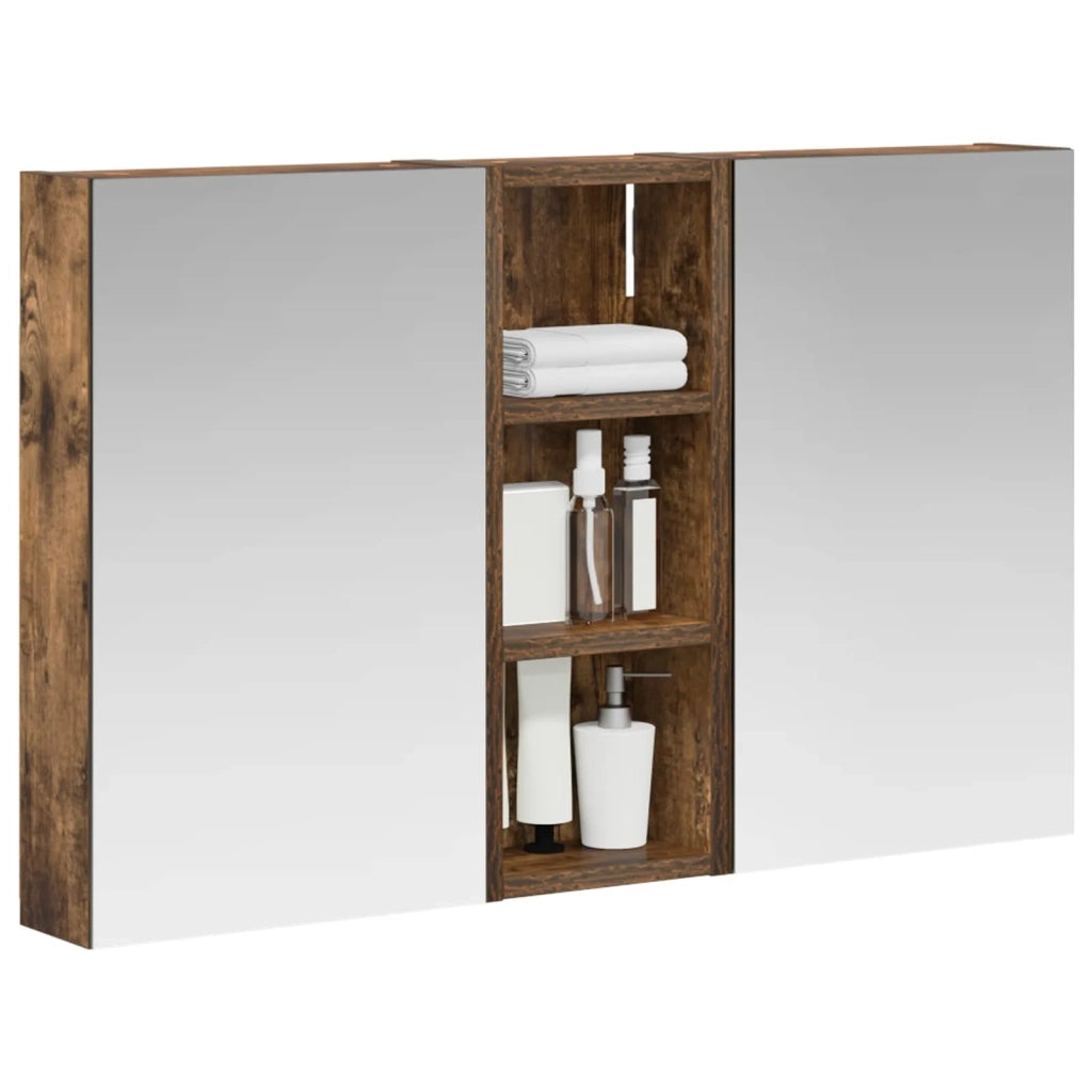 Set di Armadi da Bagno con lo scaffale 3 pcs 80 x 10,5 x 50 cm