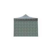 Telo laterale 3x2m militare impermeabile con porta avvolgibile per gazebo richiudibile 3x3mt