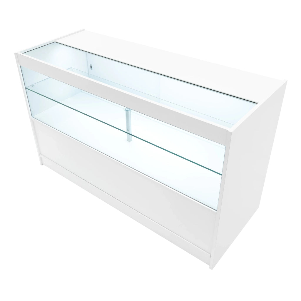 Set Banconi Bianco Vega LED K1500 C1500 CM60 TB60 con Serratura e Vetrina