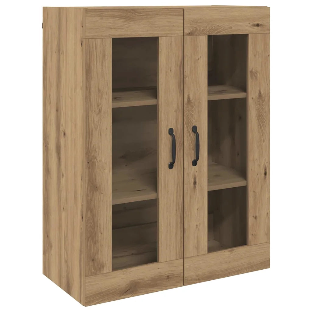 Credenza 2 pcs Rovere artigianale Legno multistrato