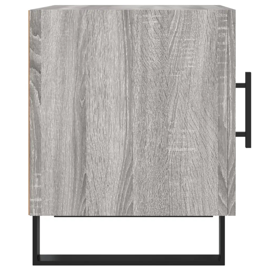 Comodini 2 pz Grigio Sonoma 40x40x50 cm in Legno Multistrato 827625