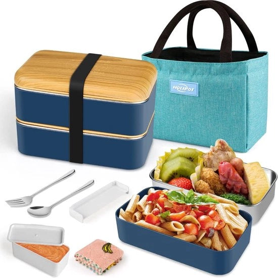 Borsa isolante per pranzo – Borsa pranzo geïsoleerde – Borsa pranzo compatta per lavoro e scuola