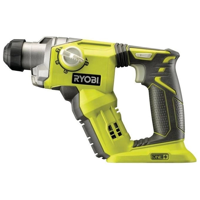 RYOBI 5133002305 ONE+ Tassellatore a Batteria SDS+ 18V 4 Modalita' Operative Coppia 15 Nm Luce LED colore Verde e Antracite