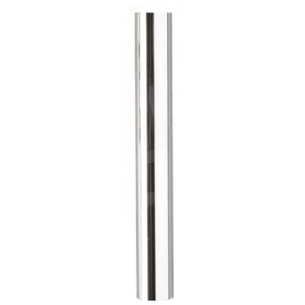 Kit tubo liscio cromato diametro 30 250mm rosone ottone 75 mm diametro 30
