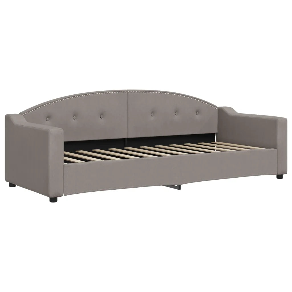 Divano Letto con Materasso-Sofa Letto-Daybed Tortora 80x200 cm in Tessuto 312390