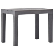 Panchine da Giardino 2 pz Mocca in Plastica 48782