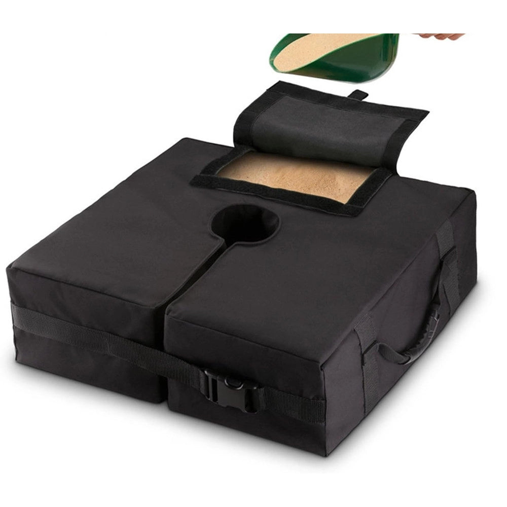 Trade Shop - Borsa Per Base Ombrellone Da Giardino Staccabile Quadrato Ampia Apertura Maniglie 020682 -