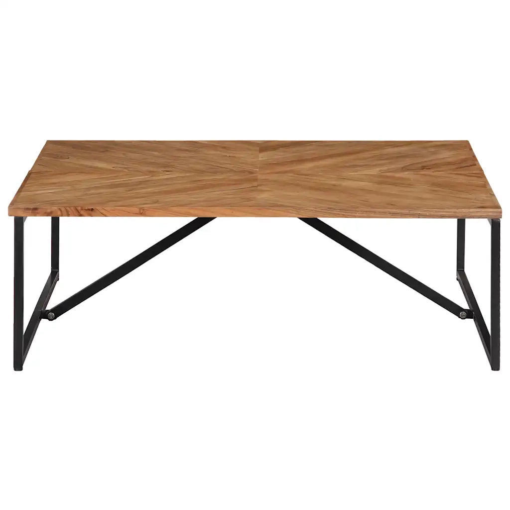 Tavolino da Salotto 110x110x36 cm Legno Massello di Acacia 247699