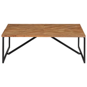 Tavolino da Salotto 110x110x36 cm Legno Massello di Acacia 247699
