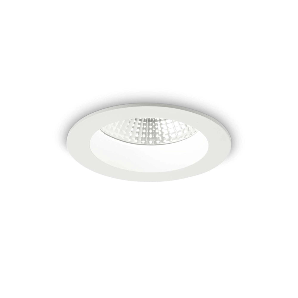 Faretto A Incasso Basic Fi Alluminio Bianco Led 10W 3000K Luce Calda