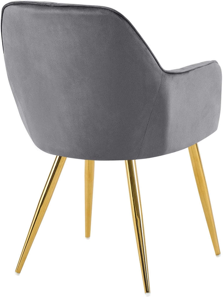 Esszimmerstuhl Cheryl Samt gold