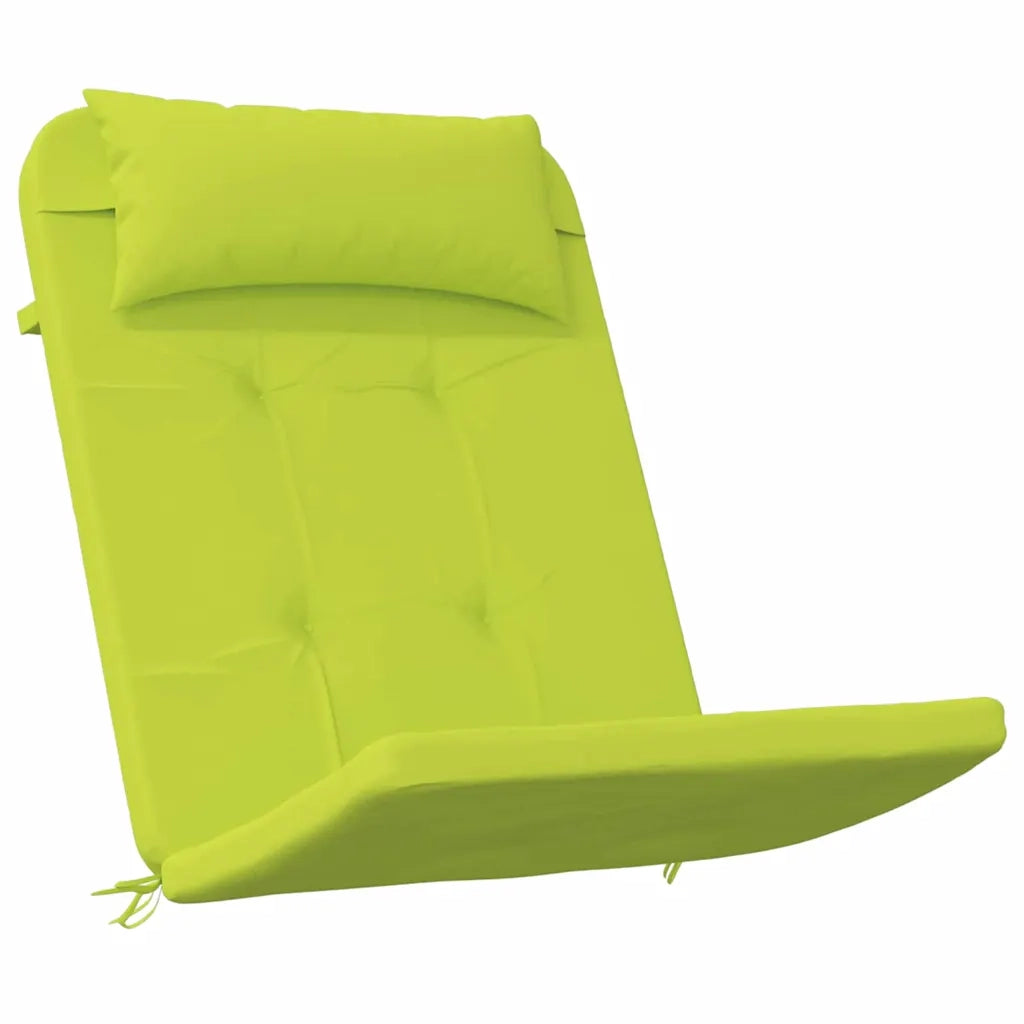 Cuscini per sedie 2 pcs Verde brillante. 58 x 77 x 4,5 cm 361841
