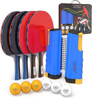 Set di Ping Pong con Rete Rientrante e Palline da Ping Pong

Specifiche tecniche:
- Codice prodotto: PP-1234
- Modello: PP-5678
- Materiale: legno
- Dimensioni: 152 x 76 x 28 cm
- Peso: 15 kg