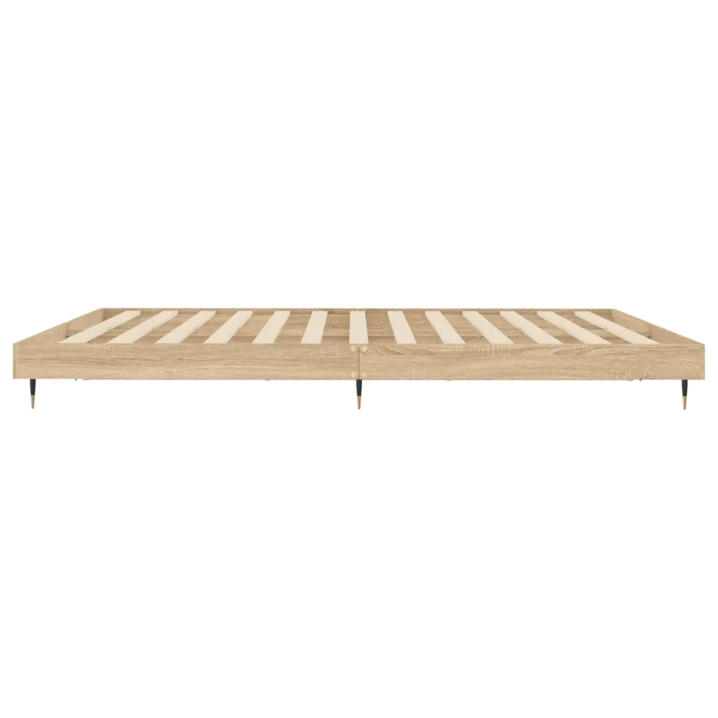 Giroletto senza Materasso Rovere Sonoma 140x200cm in Truciolato 832144