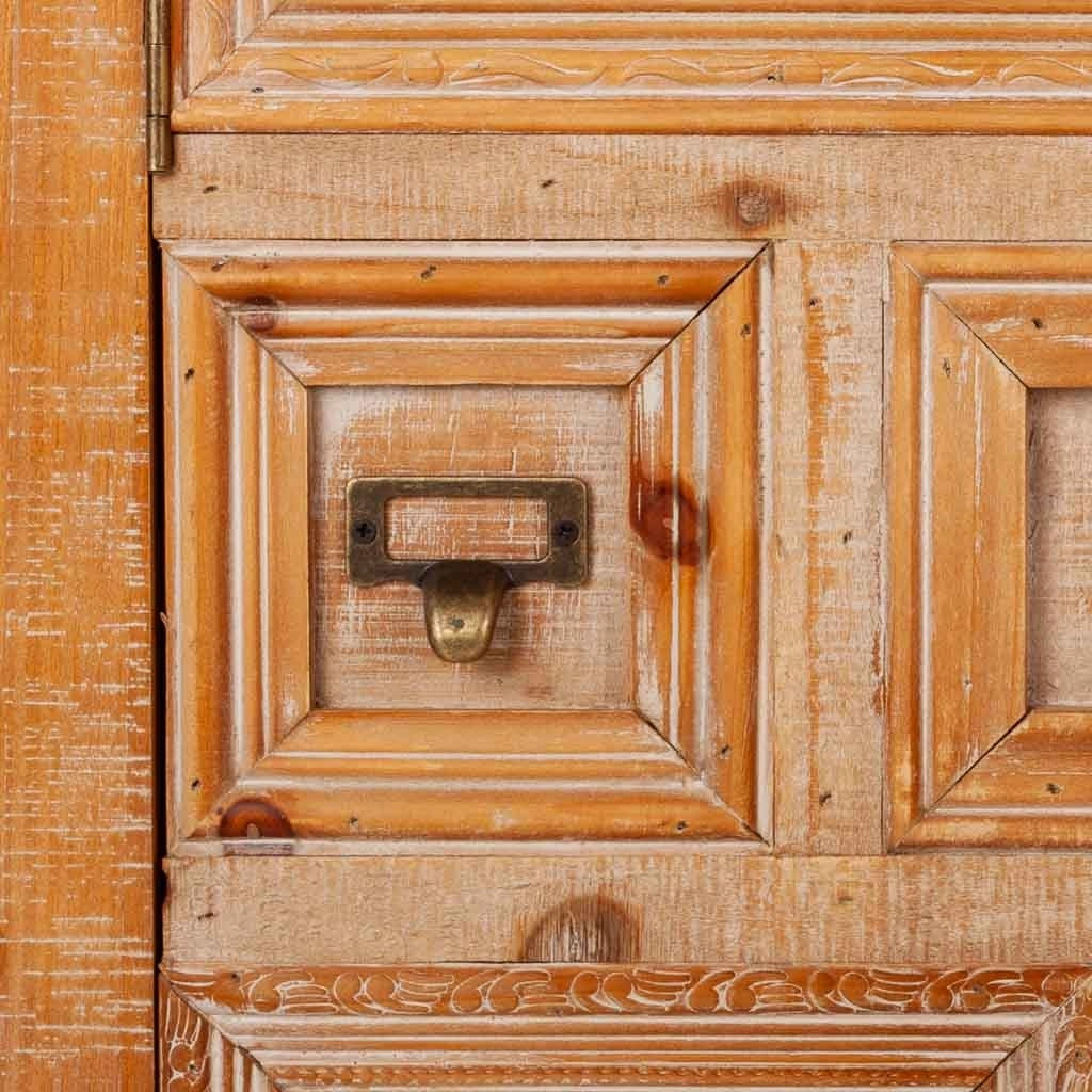 Credenza in legno con 3 cassetti e 2 porte 120x36x90h cm