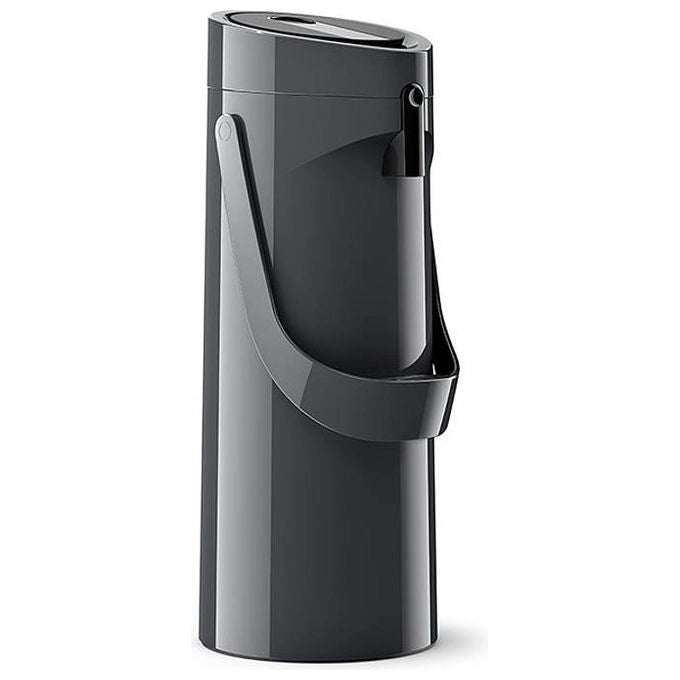 EMSA 515706 Ponza Caraffa Isotermica con Pompa 1,9 L Materiale Vetro Doppio Isolante Colore Antracite