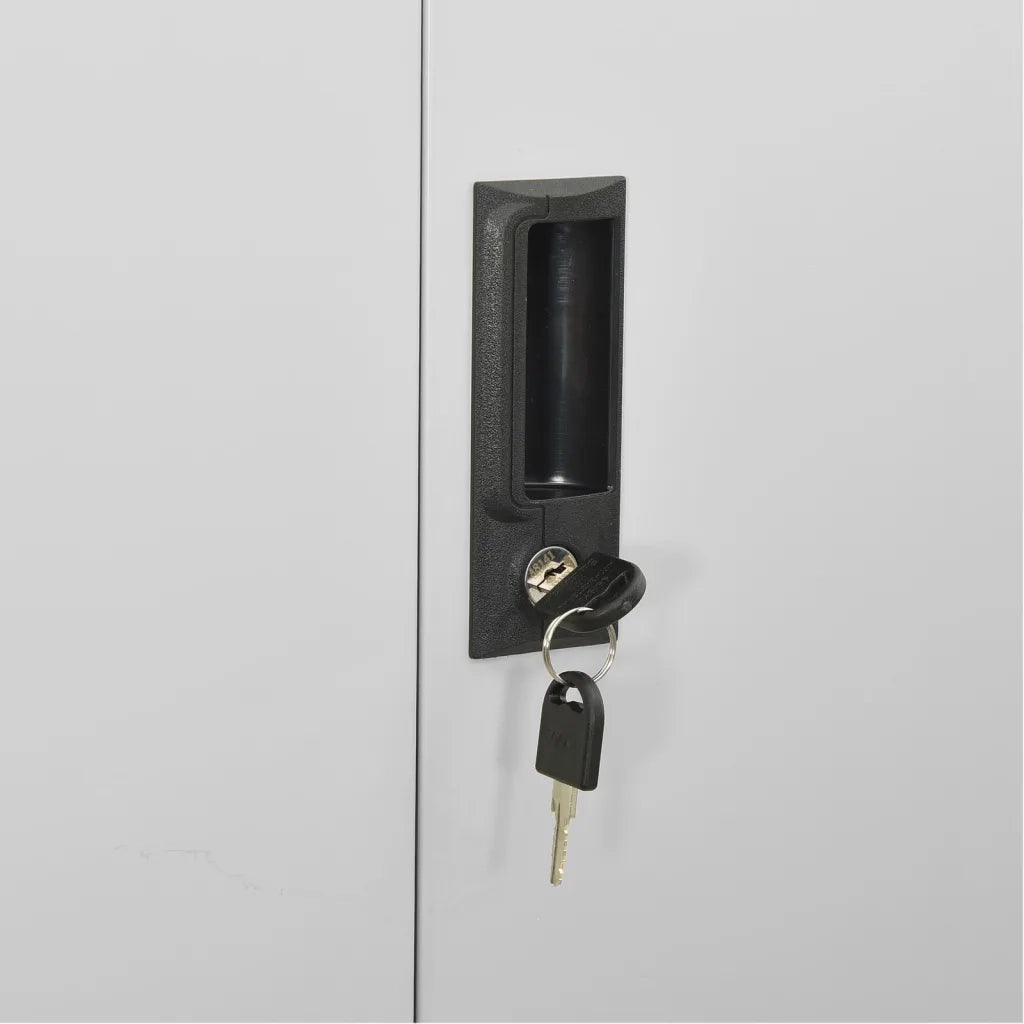 Armadio per Ufficio Grigio Chiaro 90x40x180 cm in Acciaio cod mxl 50094