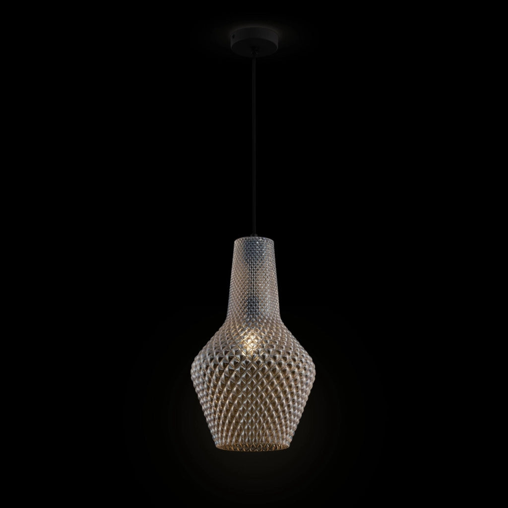 Lampada pendente Pendant in Metallo Tommy Nero