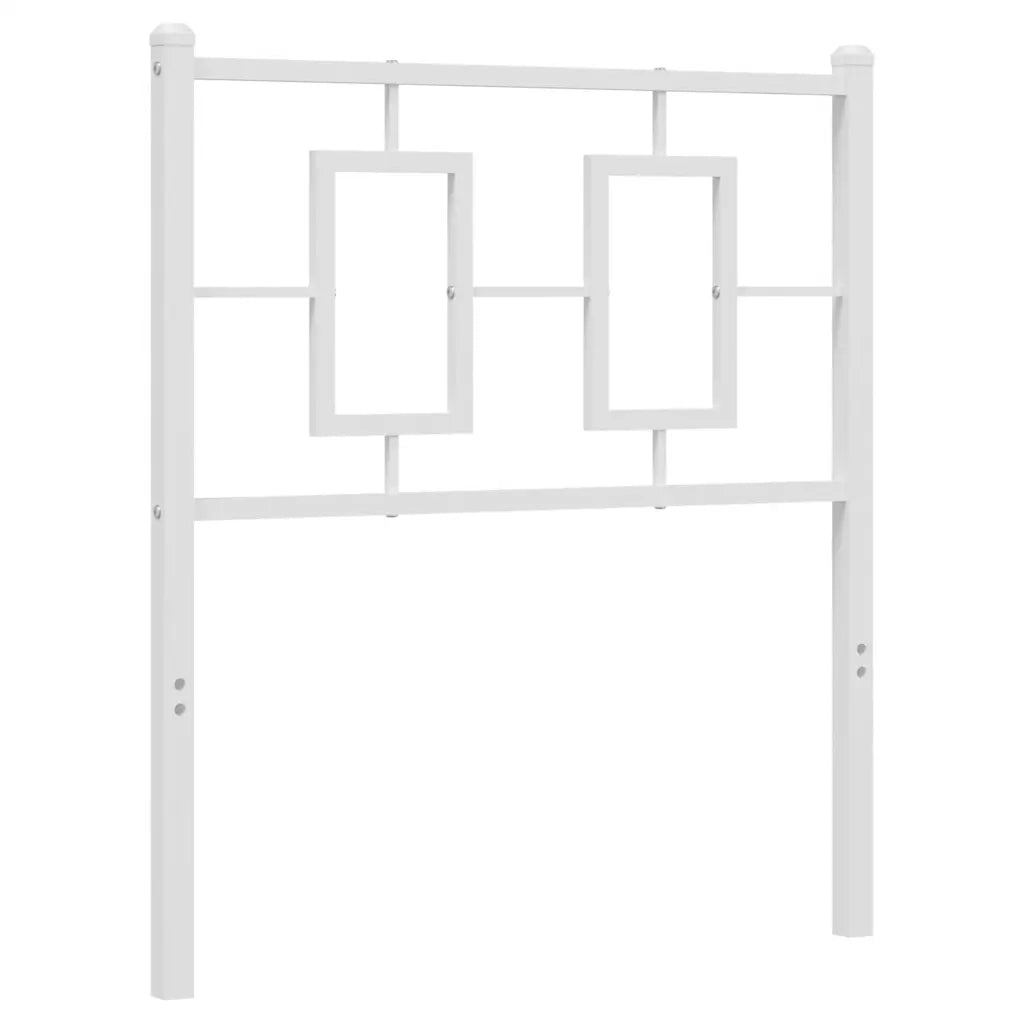 Testiera in Metallo-Testiera in Ferro-Testata Bianco 75 cm 472781