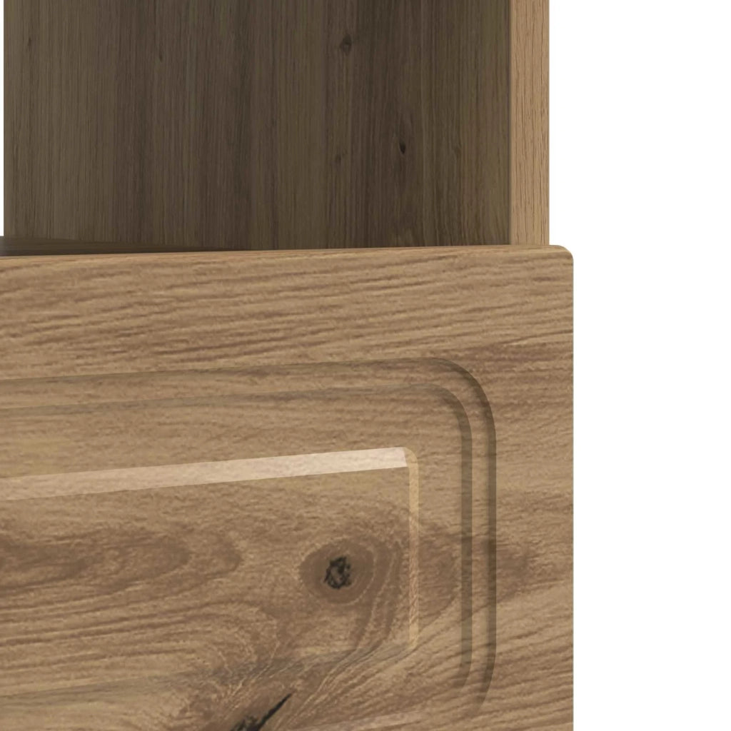 Mobile TV LED Rovere Artigianale Legno ingegnerizzato 897874
