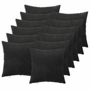 Cuscino con cuscino HEERLEN 12 pz Nero Velluto 926454