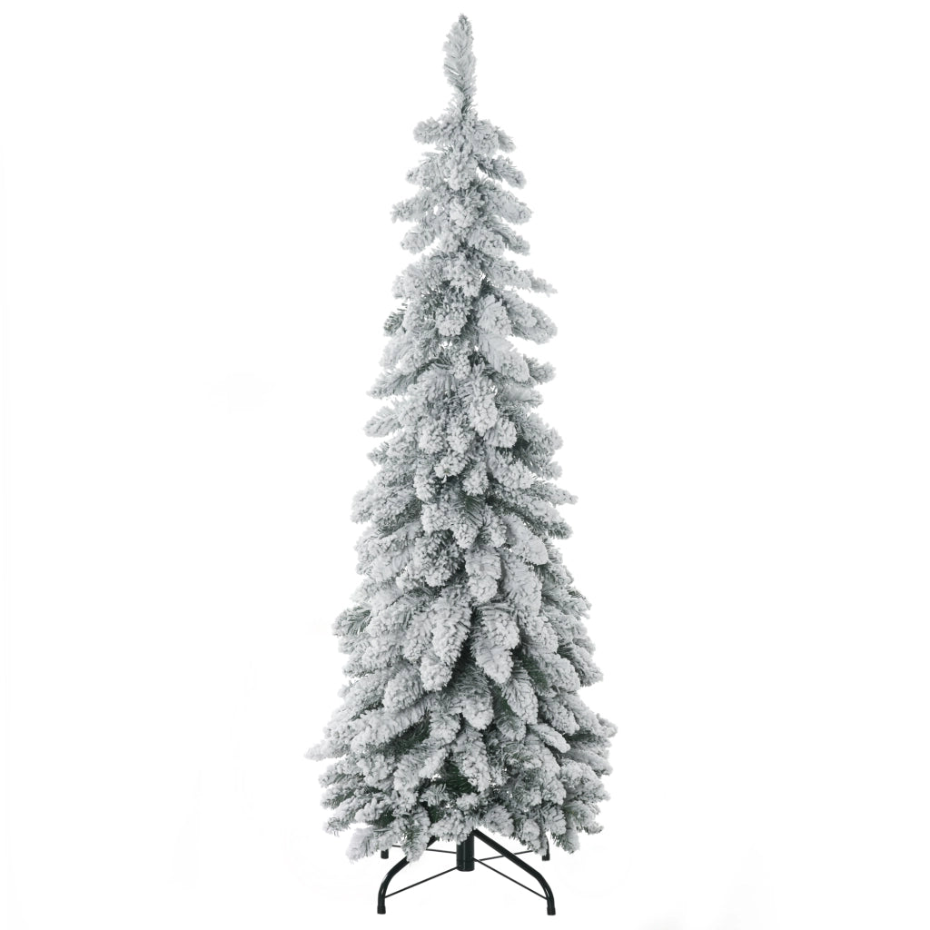 Albero di Natale artificiale ¨C Zephmum ¨C Verde 135 cm con base in acciaio pieghevole