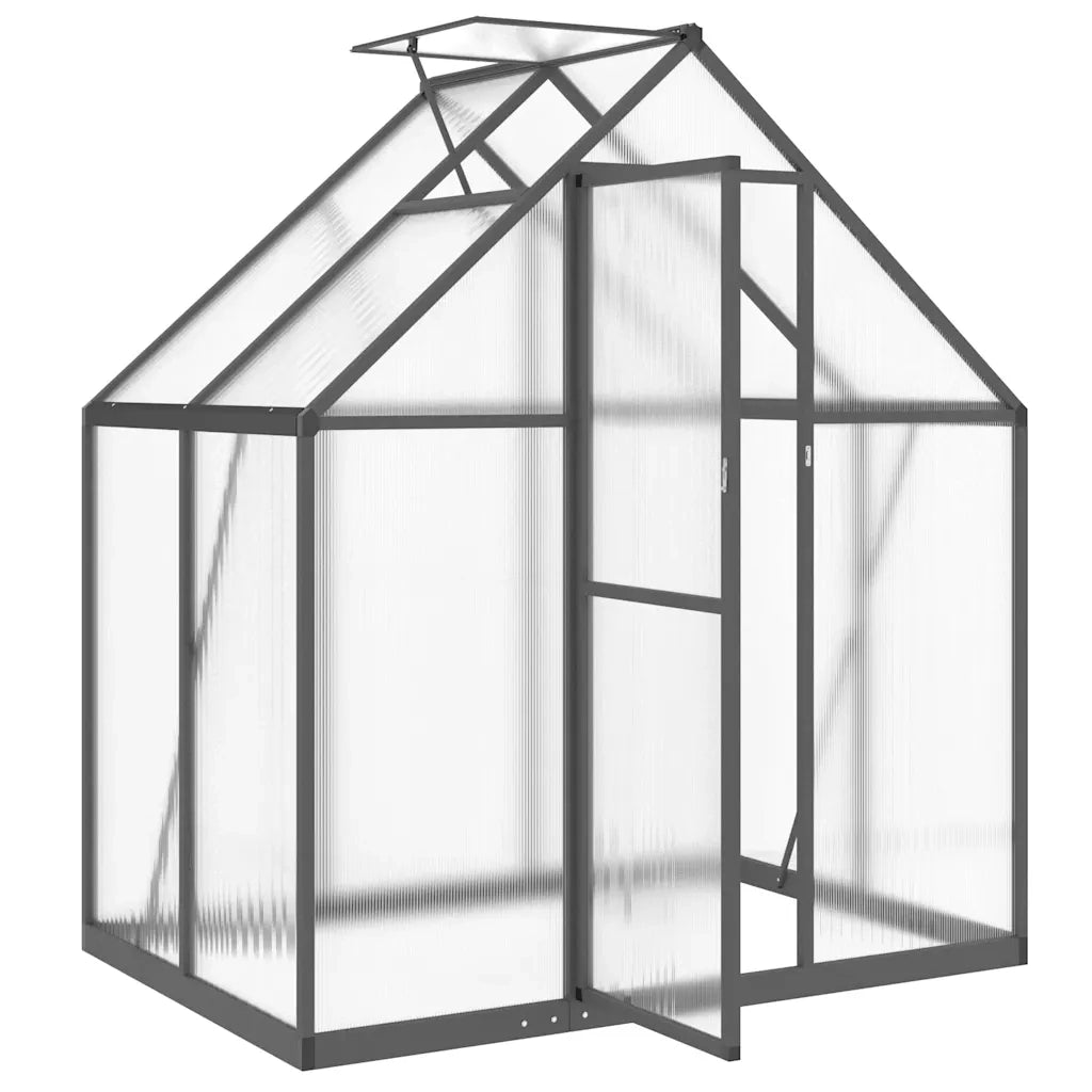 vidaXL Telaio Serra con Base Antracite 169x114x195 cm in Alluminio