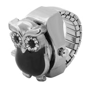 Orologio da polso con disegno di uccello - Casual - Unisex - Leggero - Diametro 24 mm - Adatto per cinture di 4,8-6 cm