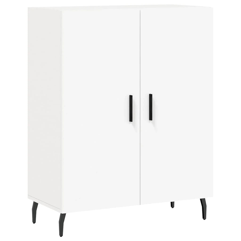 Buffet credenza cassettiera armadio mobile contenitore organizer per cucina soggiorno salotto 69,5 x 34 x 90 cm legno ingegnerizzato bianco 02_0030436