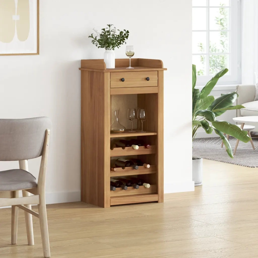 Cantinetta per Vini PANAMA 57x40x111,5cm Legno Massello di Pino 4016390