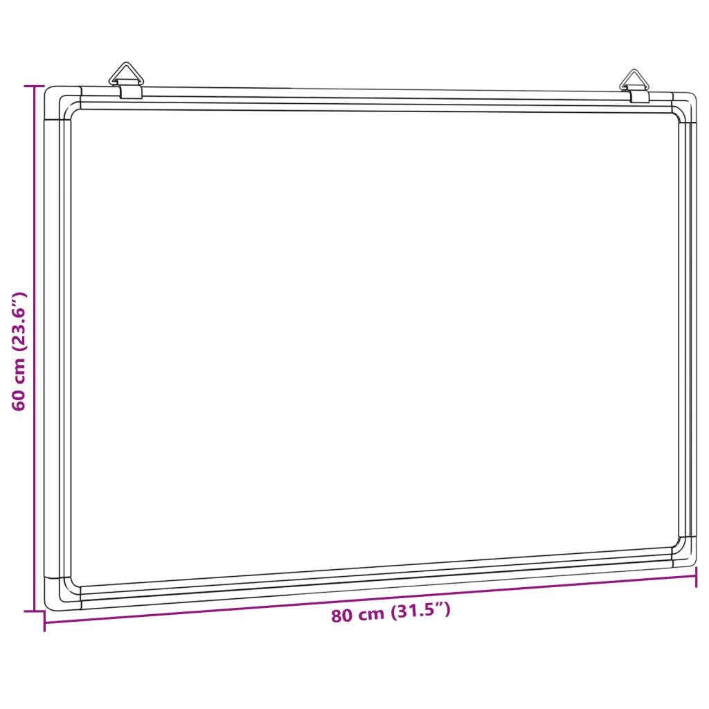 Lavagna Magnetica 80x60x1,7 cm in Alluminio CFW7425645