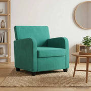 Poltrona Turchese Velluto 42043422