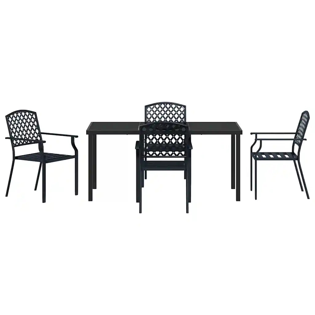 Set da Pranzo per Giardino 5 pcs Antracite 3379306