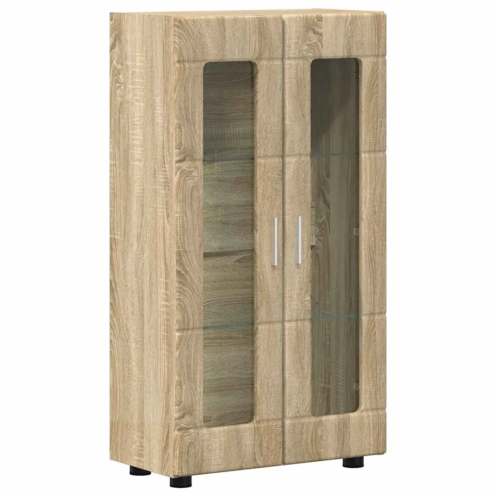 Set mobile TV con porta FLORIN Rovere Sonoma Legno multistrato